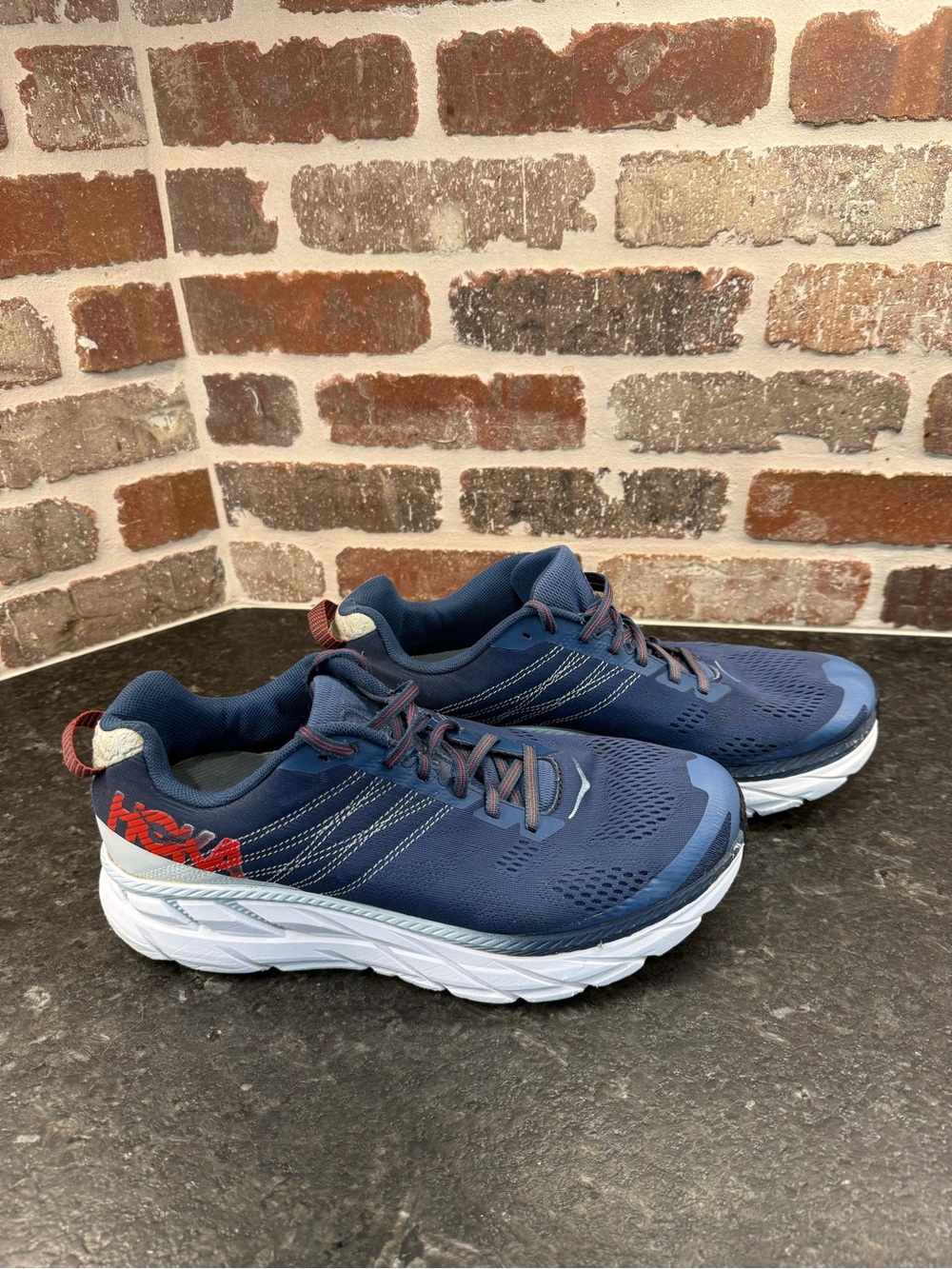 Hoka One One Clifton 6 Men's Size 11 WIDE Running Shoes - Ensign Blue